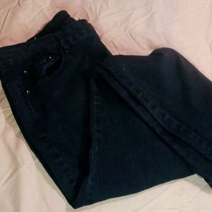 Rue 21 high rise, Jeggings navy blue, size 10.